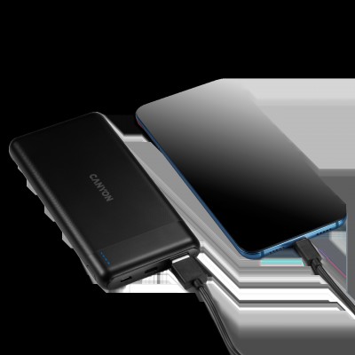 Внешний аккумулятор Canyon 10000 mAh PB-107 - Black (CNE-CPB1007B)