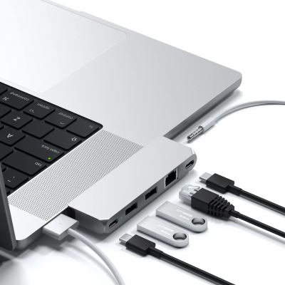 Satechi USB-C Pro Hub Mini Adapter Silver (ST-UCPHMIS)