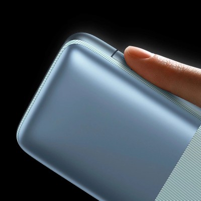 Зовнішній акумулятор Baseus Bipow Pro Digital Display Fast Charge Power Bank 10000mAh 22.5W Blue (PPBD040003)