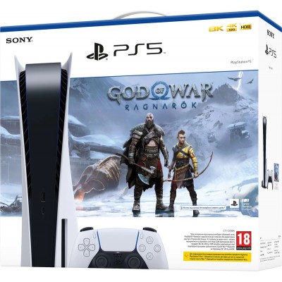 Игровая консоль Sony PlayStation 5 825GB Blu-Ray - God of War™ Ragnarok Bundle