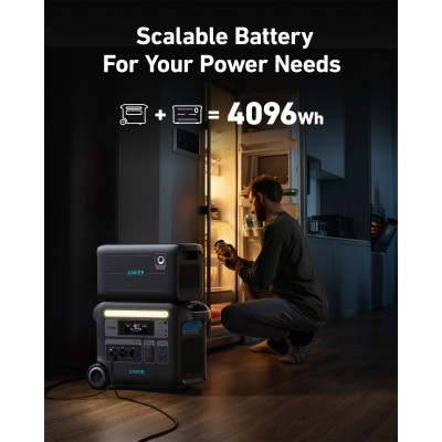 Портативная зарядная станция Anker SOLIX F2000 (PowerHouse 767) - 2048Wh, 2400W (A1780311)