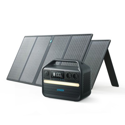 Комплект Anker 555 PowerHouse - 1024Wh, 1000W with 2× Solar Panel (100W)
