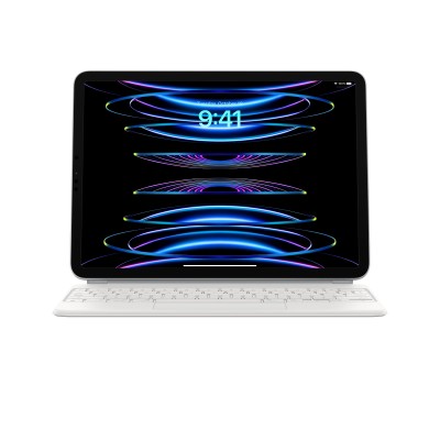 Apple Magic Keyboard for iPad Pro 11-inch (1st, 2nd, 3rd or 4th generation) or iPad Air (4th or 5th generation) - Russian - White (MJQJ3RS/A) | русская раскладка