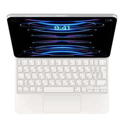 Apple Magic Keyboard for iPad Pro 11-inch (1st, 2nd, 3rd or 4th generation) or iPad Air (4th or 5th generation) - Ukrainian - White (MJQJ3UA/A) | украинская раскладка