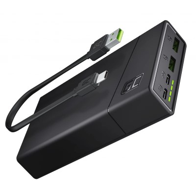 Внешний аккумулятор Green Cell GC PowerPlay20 18W 20000mAh - Black (PBGC03)