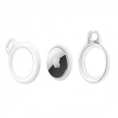Belkin Secure Holder with Strap for AirTag - White (HNPW2, F8W974btWHT)