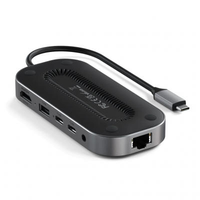 Мультипортовий адаптер Satechi USB-4 MultiPort W2.5G Ethernet Adapter Space Gray (ST-U4MGEM)