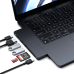 Тонкий концентратор Satechi Pro Hub Slim - Midnight (ST-HUCPHSD)
