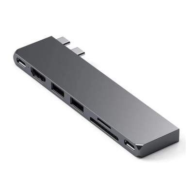 Тонкий концентратор Satechi Pro Hub Slim - Space Gray (ST-HUCPHSM)