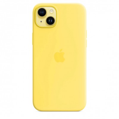 Apple iPhone 14 Plus Silicone Case with MagSafe - Canary Yellow (MQUC3)