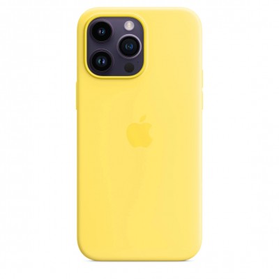 Apple iPhone 14 Pro Max Silicone Case with MagSafe - Canary Yellow (MQUL3)