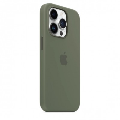 Apple iPhone 14 Pro Silicone Case with MagSafe - Olive (MQUH3)