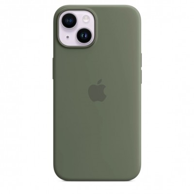 Apple iPhone 14 Silicone Case with MagSafe - Olive (MQU83)