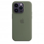 Apple iPhone 14 Pro Silicone Case with MagSafe - Olive (MQUH3)