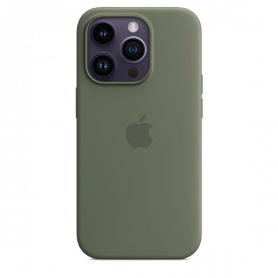 Apple iPhone 14 Pro Silicone Case with MagSafe - Olive (MQUH3)