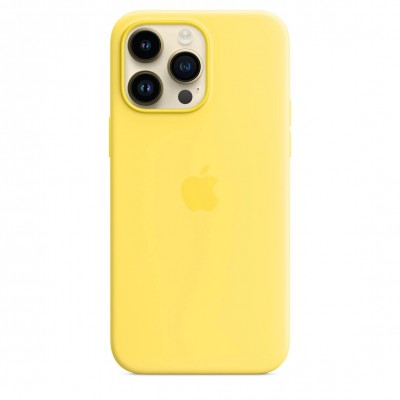 Apple iPhone 14 Pro Max Silicone Case with MagSafe - Canary Yellow (MQUL3)