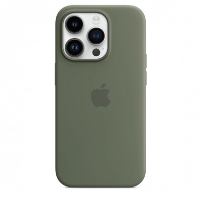 Apple iPhone 14 Pro Silicone Case with MagSafe - Olive (MQUH3)
