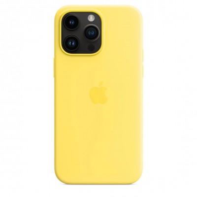 Apple iPhone 14 Pro Max Silicone Case with MagSafe - Canary Yellow (MQUL3)