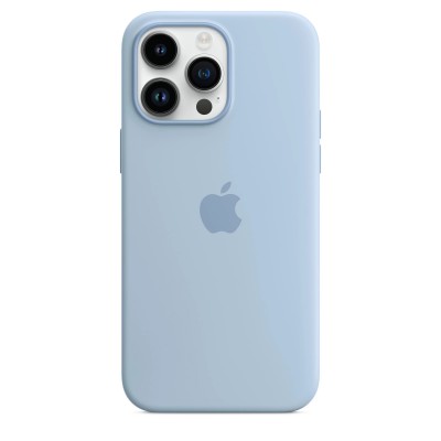 Apple iPhone 14 Pro Max Silicone Case with MagSafe - Sky (MQUP3)