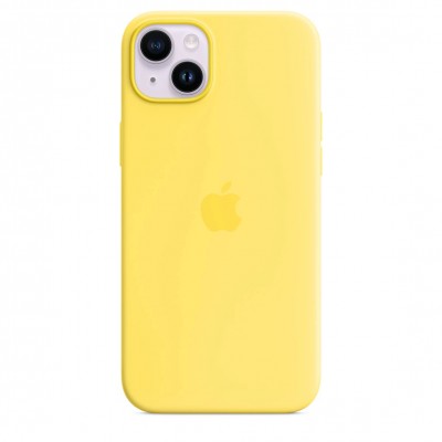 Apple iPhone 14 Plus Silicone Case with MagSafe - Canary Yellow (MQUC3)