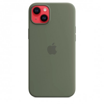 Apple iPhone 14 Plus Silicone Case with MagSafe - Olive (MQUD3)