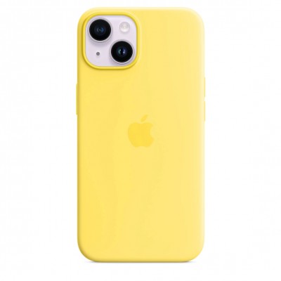 Apple iPhone 14 Silicone Case with MagSafe - Canary Yellow (MQU73)