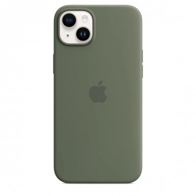Apple iPhone 14 Plus Silicone Case with MagSafe - Olive (MQUD3)