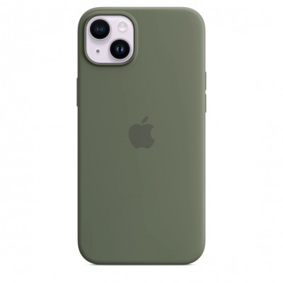 Apple iPhone 14 Plus Silicone Case with MagSafe - Olive (MQUD3)