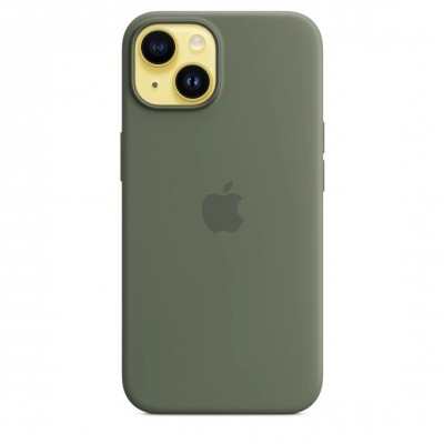 Apple iPhone 14 Silicone Case with MagSafe - Olive (MQU83)
