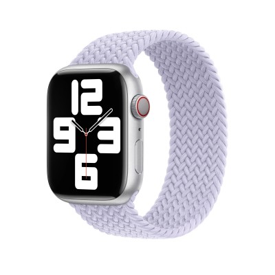 Apple Purple Fog Braided Solo Loop - Size 12 для Apple Watch 42/44/45/49mm (MR233)