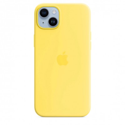 Apple iPhone 14 Plus Silicone Case with MagSafe - Canary Yellow (MQUC3)