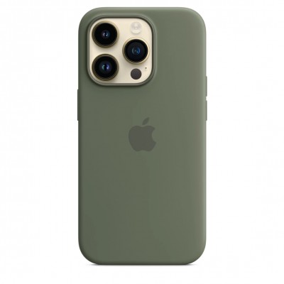Apple iPhone 14 Pro Silicone Case with MagSafe - Olive (MQUH3)