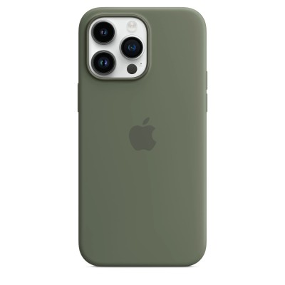 Apple iPhone 14 Pro Max Silicone Case with MagSafe - Olive (MQUN3)