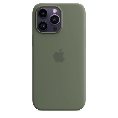 Apple iPhone 14 Pro Max Silicone Case with MagSafe - Olive (MQUN3)