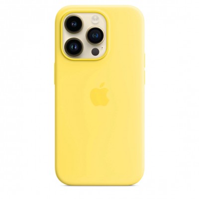 Apple iPhone 14 Pro Silicone Case with MagSafe - Canary Yellow (MQUG3)
