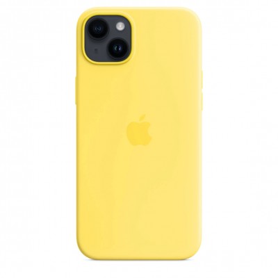 Apple iPhone 14 Plus Silicone Case with MagSafe - Canary Yellow (MQUC3)
