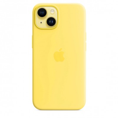 Apple iPhone 14 Silicone Case with MagSafe - Canary Yellow (MQU73)