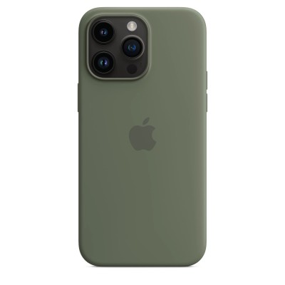 Apple iPhone 14 Pro Max Silicone Case with MagSafe - Olive (MQUN3)