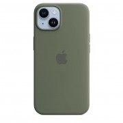 Apple iPhone 14 Silicone Case with MagSafe - Olive (MQU83)