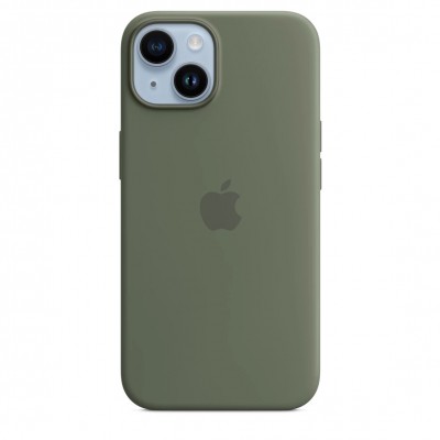Apple iPhone 14 Silicone Case with MagSafe - Olive (MQU83)