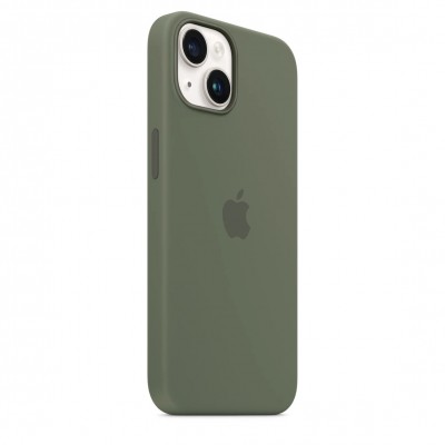 Apple iPhone 14 Silicone Case with MagSafe - Olive (MQU83)