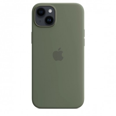Apple iPhone 14 Plus Silicone Case with MagSafe - Olive (MQUD3)