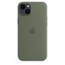 Apple iPhone 14 Plus Silicone Case with MagSafe - Olive (MQUD3)