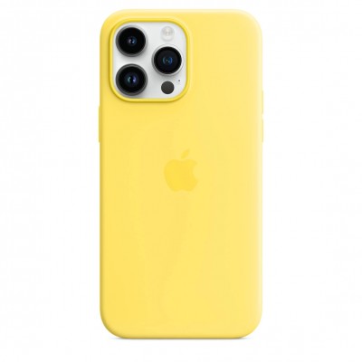 Apple iPhone 14 Pro Max Silicone Case with MagSafe - Canary Yellow (MQUL3)