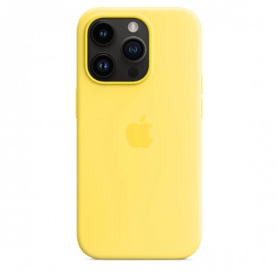 Apple iPhone 14 Pro Silicone Case with MagSafe - Canary Yellow (MQUG3)