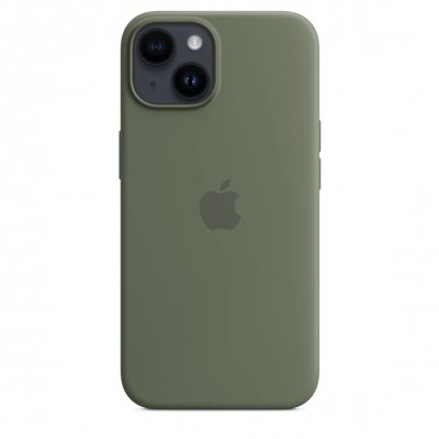 Apple iPhone 14 Silicone Case with MagSafe - Olive (MQU83)