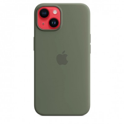 Apple iPhone 14 Silicone Case with MagSafe - Olive (MQU83)