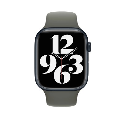 Apple Olive Sport Band S/M для Apple Watch 42/44/45/49mm (MR343)