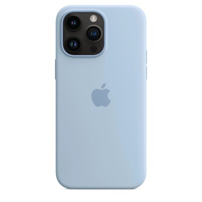 Apple iPhone 14 Pro Max Silicone Case with MagSafe - Sky (MQUP3)