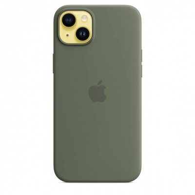 Apple iPhone 14 Plus Silicone Case with MagSafe - Olive (MQUD3)